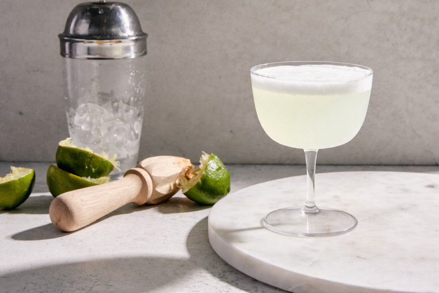 Midnight Fizz Cocktail